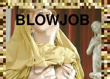blowjob-seks-dengan-mengisap-penis, penis-besar, jerman, antik, mundur, eropa, mata-uang-euro