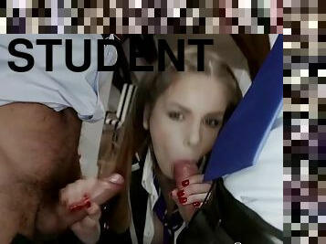 First year student stella cox gets double fucked by teachers in private college