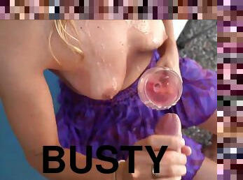 Cum On Tits BUSTY Compilation BLOWJOB FINISH Handjob Cumshot On Boobs - Busty Merilyn - Busty emma