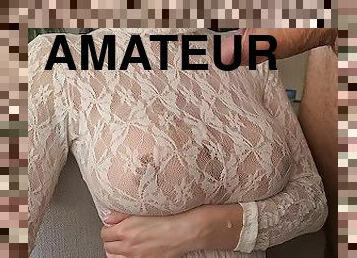 gros-nichons, poilue, énorme, chatte-pussy, femme, amateur, fellation, ejaculation-sur-le-corps, maison, compilation