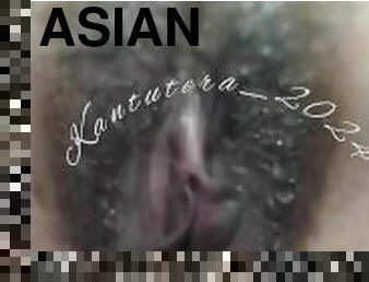 asyano, dyakol-masturbation, baguhan, milf, laruin-ng-daliri-ang-pekpek, libog, solo, pinay