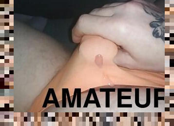 mastürbasyon-masturbation, amatör, meni, tek-kişilik, sırım