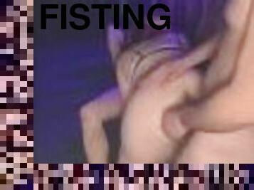 fisting, fitta-pussy, amatör, anal, avsugning, dubbel, penetrering