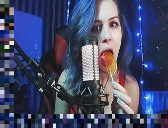 ASMR LOLIPOP LICKING ????