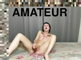 mastürbasyon-masturbation, amcık-pussy, amatör, genç, oyuncak, ev-yapımı, parmaklama, tıraş-olmuş, esmer-kadın, dövme