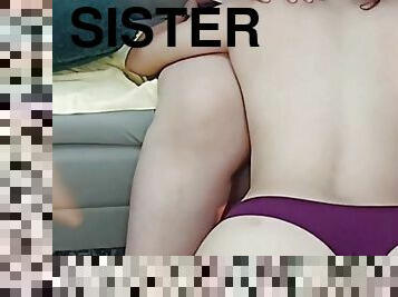 I touch my stepsister&#039;s ass lesbian sex