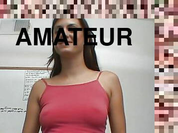 amatir, sayang, cumshot-keluarnya-sperma, handjob-seks-dengan-tangan-wanita-pada-penis-laki-laki, mundur, teransang, amerika, berambut-cokelat, kasar