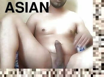 asiatisk, pappa, masturbation, gammal, cumshot, gigantisk-kuk, gay, ung18, sprut, äldre