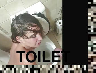 tøs, toilet, luder-whore