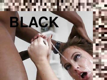 Fine ass beauty forced to suck cock in extreme interracial scenes