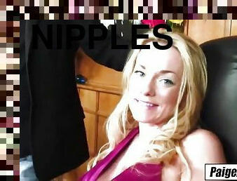Paige Ashley - Big Tits Secretary Takes 2 Cocks At Work