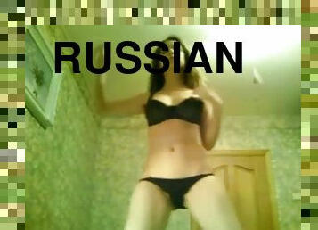 russisk, webcam, solo