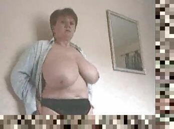 Mature British milf with huge tits