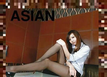 asien, babe, bekleidet-sex