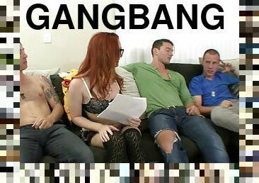 Dani Jensen gets gangbanged
