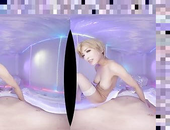 JAV Lingerie Blonde VR