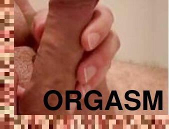 мастурбация, оргазм, любительское, сперма-на-лице, дрочка, семя, в-душе, соло, член