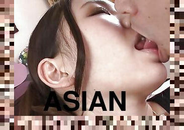 asiatisk, hårete, pussy, amatør, blowjob, japansk, compilation, knulling-fucking, dildo