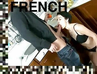 anal, fellation, ejaculation-sur-le-corps, française, brunette