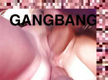 Pornstars Hannah Harper And Riley Brooks Wild Night GangBang