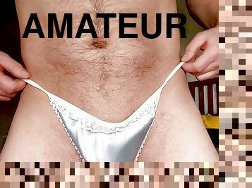 masturbation, amatör, cumshot, gay, trosor, sprut, fetisch, ensam, retande