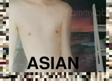 एशियाई, पतला, अव्यवसायी, टीन, समलैंगिक, कालेज, सींग-का, सुंदर-cute, राइडिंग, एकल