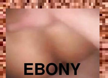 Ebony teen screaming