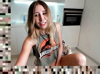 Sexy girl with a jurassik park tshirt