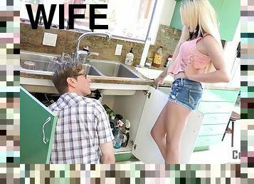 You like to watch that big dick fuck your wife, huh?