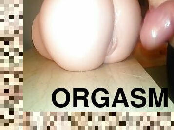 doggy-style, gigantisk, masturbation, orgasm, fitta-pussy, leksak, creampie, fingerknull, docka