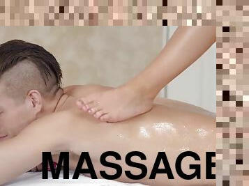 Getting off during massage