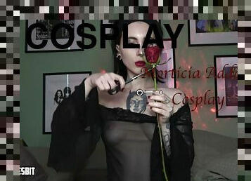 Morticia Addams Cosplay Trailer by Lou Nesbit, Lia Louise