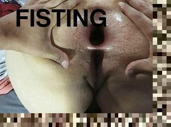 traseiros, fisting, grande, amador, anal, hardcore, penetração-de-braço, bdsm, bbw, bochechuda