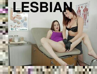Pure lesbian femdom in kinky scenes