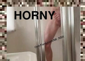 mandi, mastubasi, teransang, mandi-shower, orang-yang-suka-memperlihatkan-keahliannya, penis