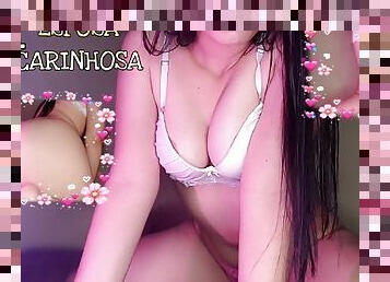 JOI ASMR-ESPOSA CARINHOSA E SUBMISSA te faz gozar litros de leite????????/ROLEPLAY/VIRTUAL SEX/POV