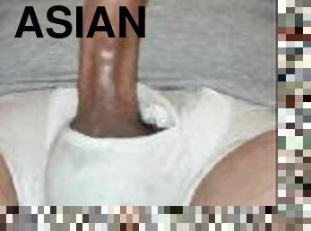 asiatisk, bading, svær, onani, cumshot, runking, cum, sperm, dusj, alene