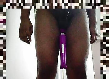 Vibrator on small dick