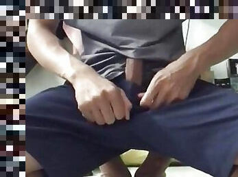 Gay chinese Show Body Muscle Cumshot 