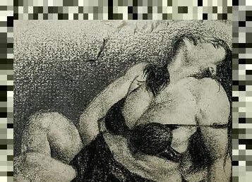 Sexy Desi Bhabhi Fantasizing &amp; Masturbating an Erotic Drawing