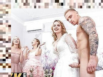 sposa, russe, ragazze-giovani, gangbang, scopate, quartetti, matrimoni