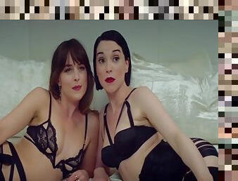 Dakota Johnson in sexy lingerie