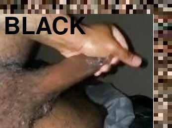 Big Black Cock masturbating