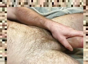 The Cum keeps on coming! Juicy UNCUT cock