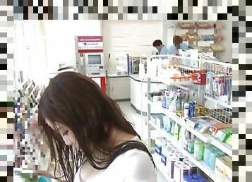 Asian hottie is fucked silly by a horny pharmacist