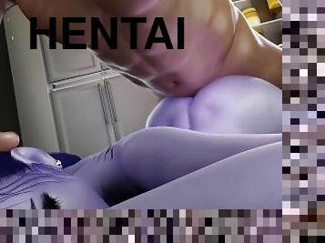 blowjob-seks-dengan-mengisap-penis, ibu, jenis-pornografi-animasi, 3d