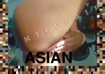 asiatisk, onani, orgasme, pissing, offentlig, pussy, squirt, amatør, milf, fetisj