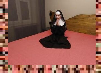 The nun really wants to earn her forgiveness