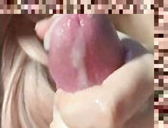 She knows exactly what to do to make my balls empty and make a huge cumshot
