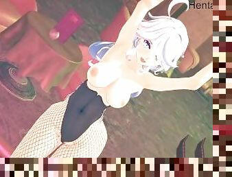 Hentai Furina Pole Dance MMD Genshin Impact Uncensored